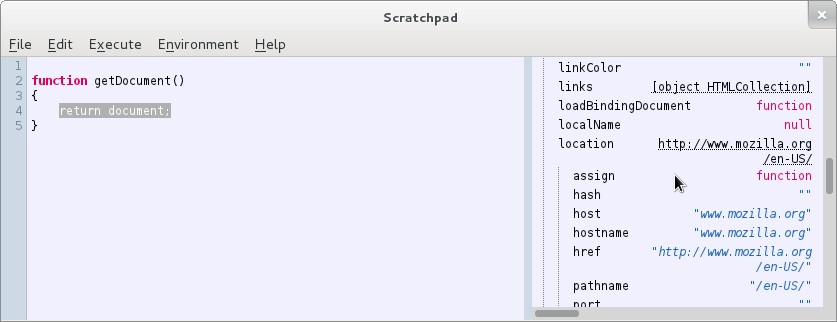 java scratchpad